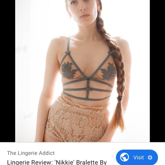 For Love and Lemons Nikkie Bralette- RARE - Picture 3 of 6